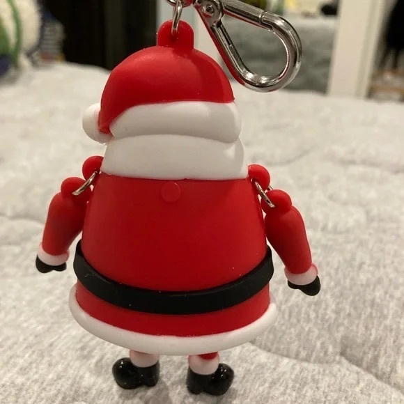 NWT Bath And Body Works Light Up Santa Pocketbac Holder - Picture 3 of 4